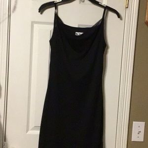 Black cocktail dress